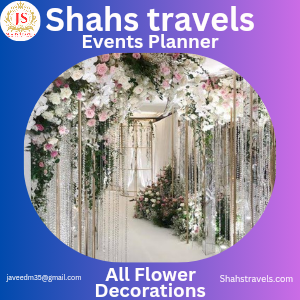 Shahs travels flower decorations image